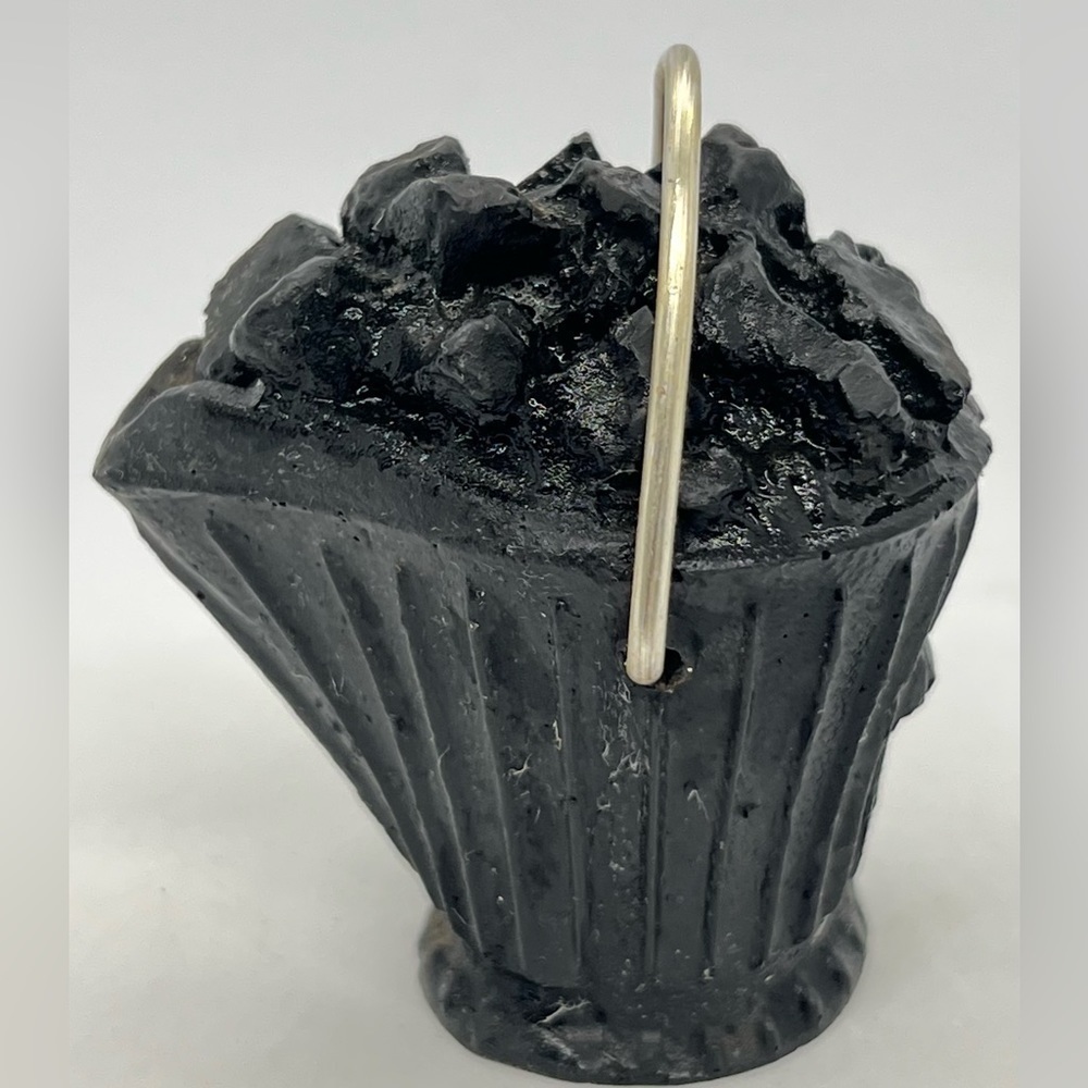 Miniature “Coal Hod” Handcrafted From Genuine KY Coal By Kentucky Artisans